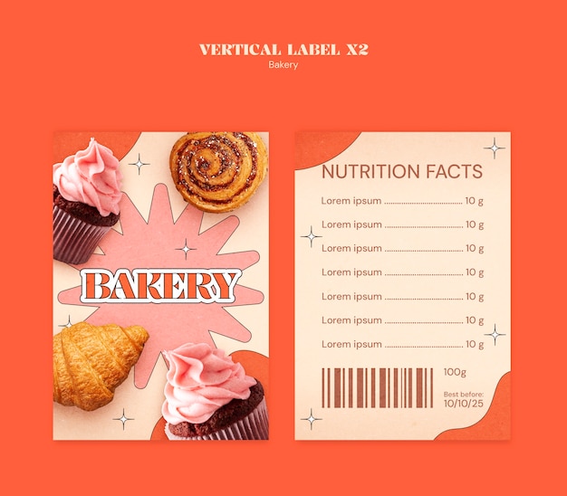 Bakery template design