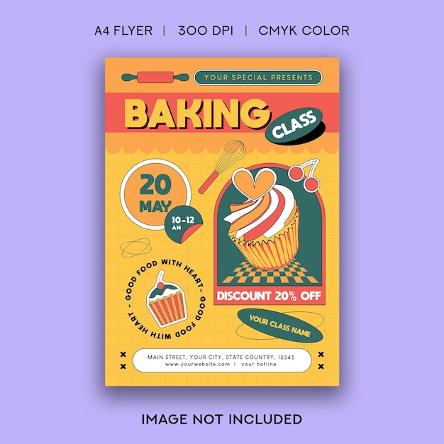 Baking Class Flyer