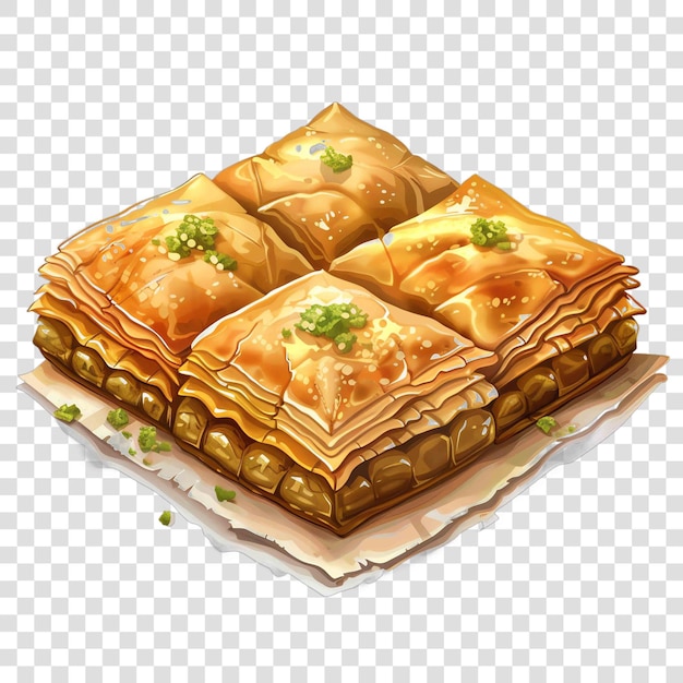 PSD baklava mediterranean food life style authentic living