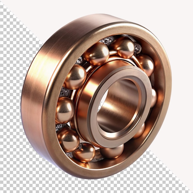 ball bearing on transparent background