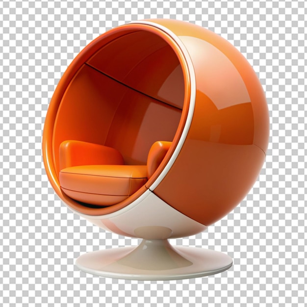 PSD ball chair on transparent background