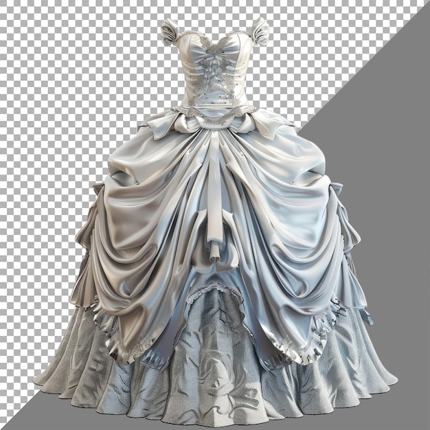 ball gown no background