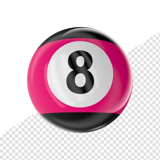 Ball Number 3D Render