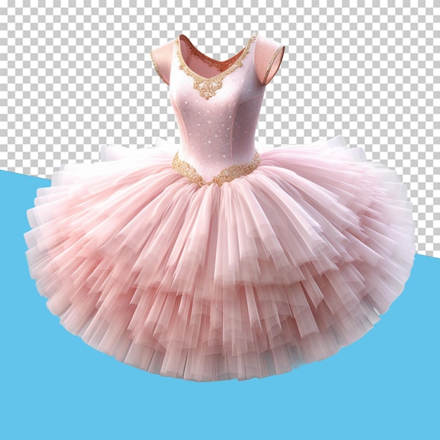 Ballet tutu isolated object transparent background