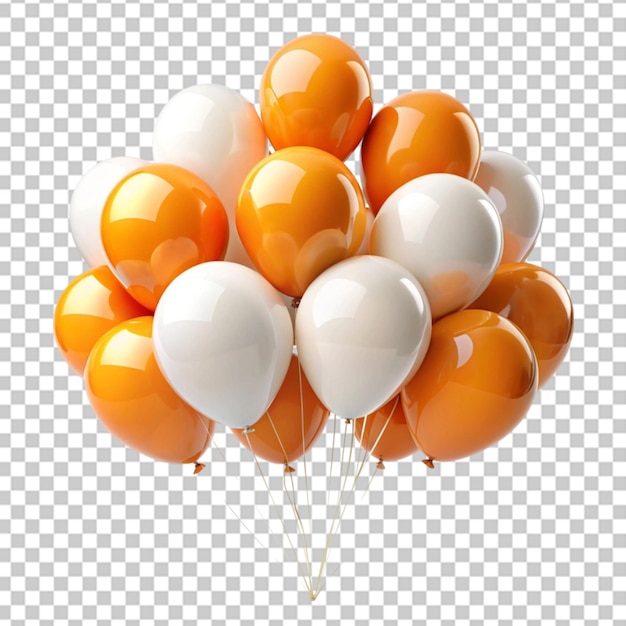 Ballons on transparent background