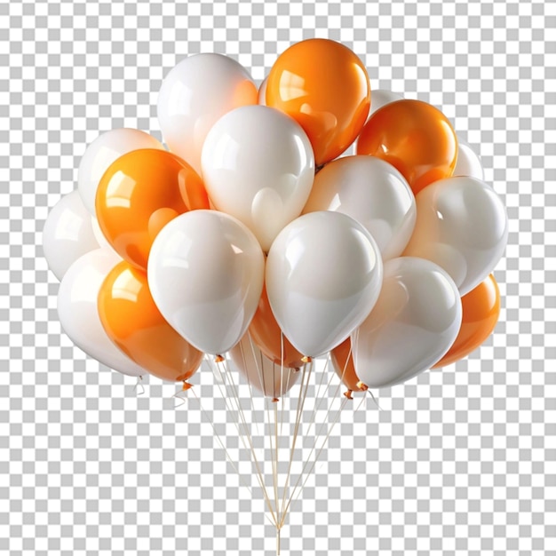 Ballons on transparent background