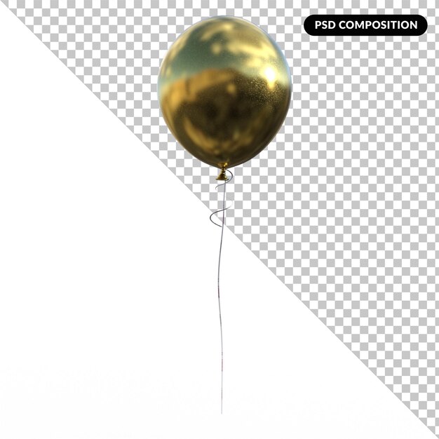 balloon isolated 3d