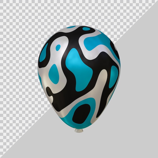 Balloon with 3d modern style