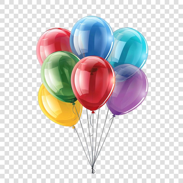 balloons transparent background vector elementon transparent background