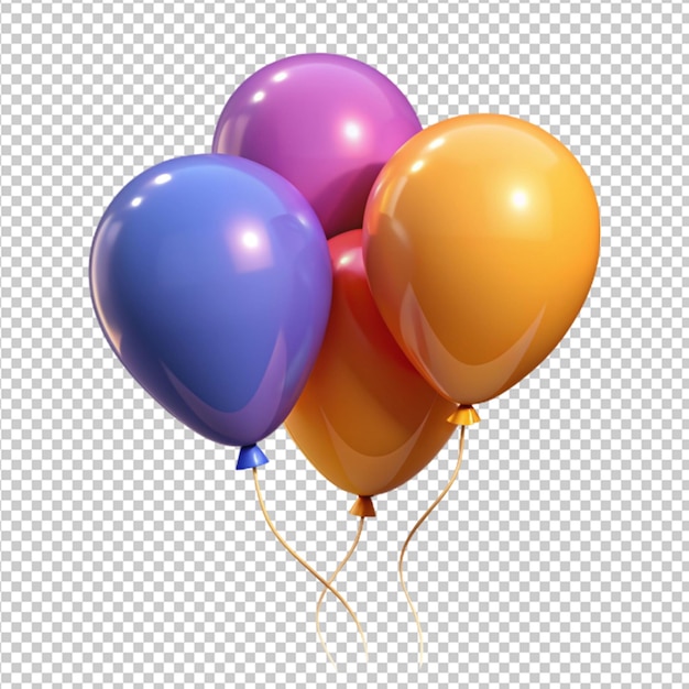 balloons transparent background