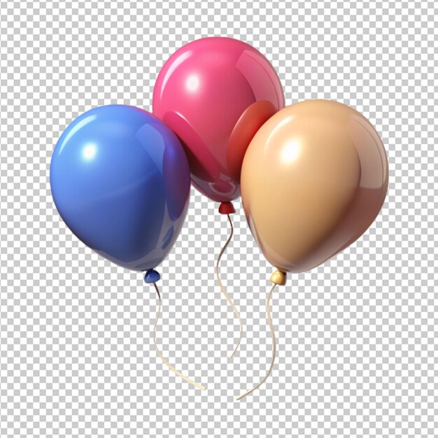 balloons transparent background