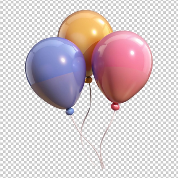 balloons transparent background