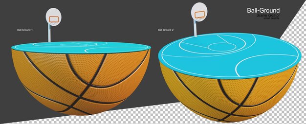 PSD balls and multi-format ground