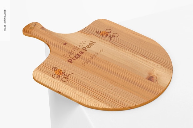 Bamboo Pizza Peel Mockup