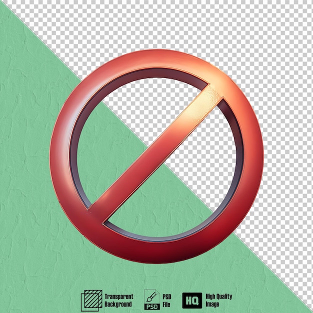 Ban Symbol Symbol on plain background