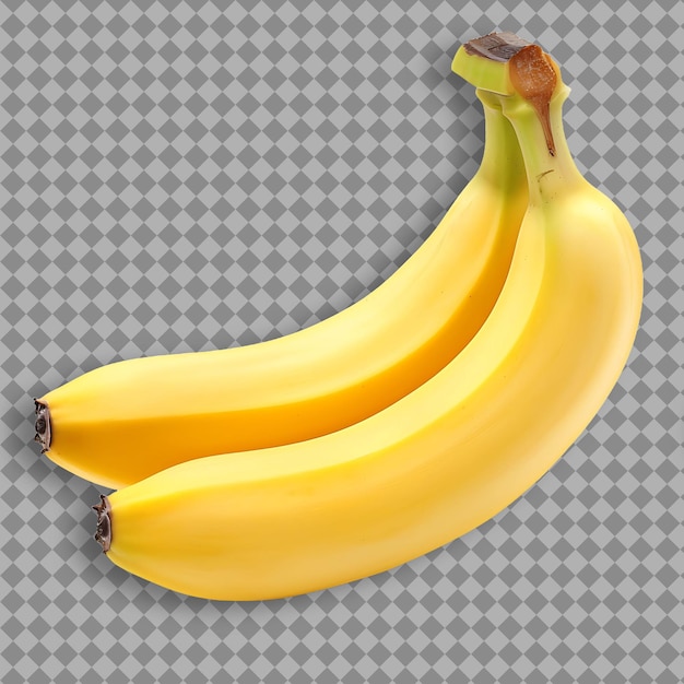 Banana Fruit With Elongated and Curved Shape and Yellow or G Isolated Fruit on Clean Background