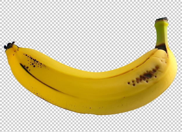 Banana Isolated On Alpha Layer