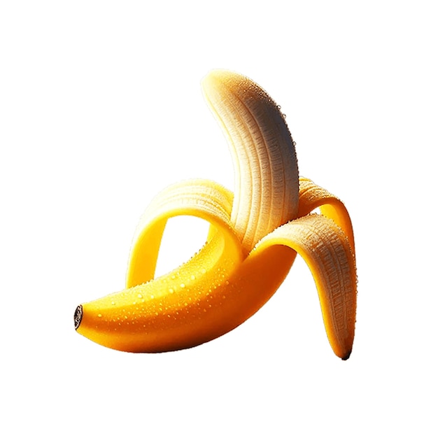 PSD banana isolated on background removal