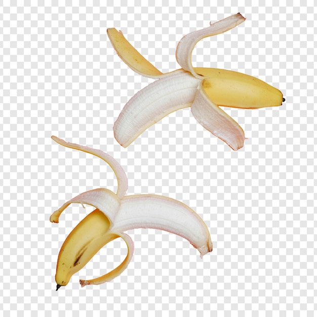 Banana isolated on transparent background