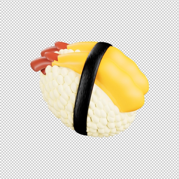 PSD a banana shaped cake with a chicken on it