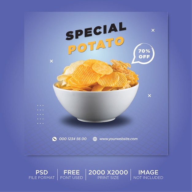 Banner for burger social media sale post Premium PSD