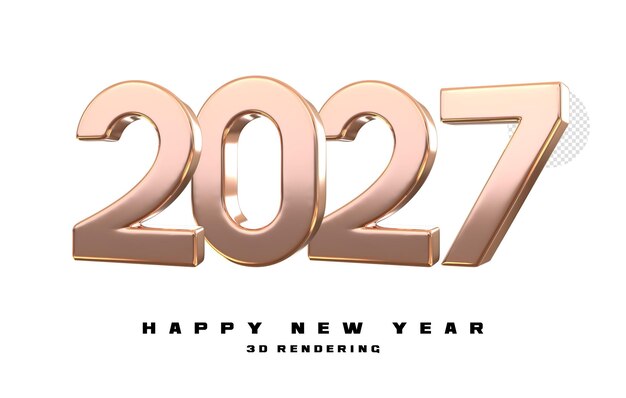 Banner Happy New Year 2023 3D Render