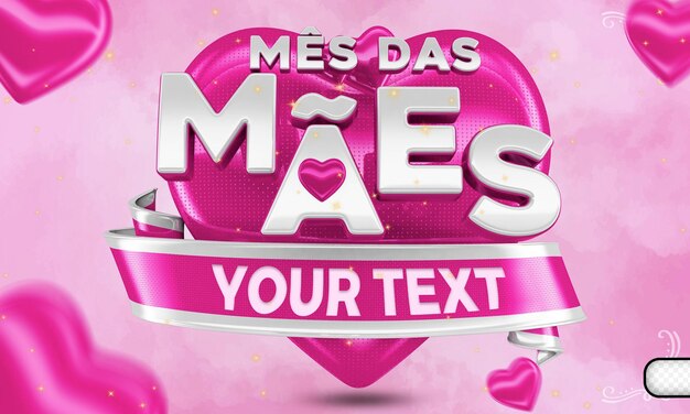 banner social media happy mothers day dia das maes in brazil