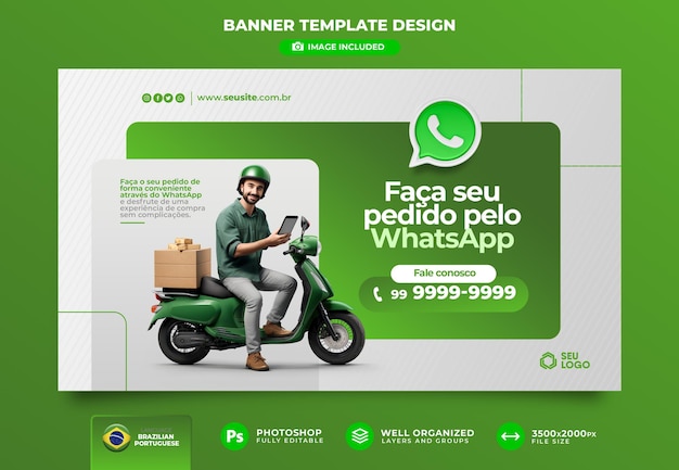 Banner whatsapp deals in brazilian portuguese for marketing campaigns