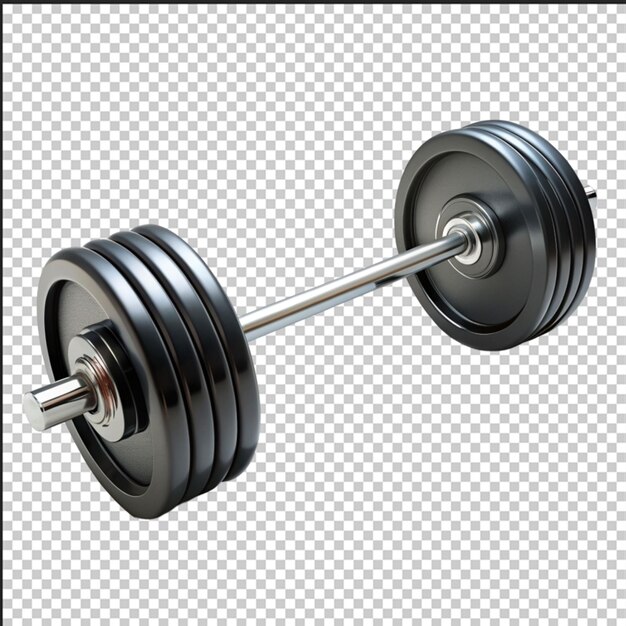 Barbell for fitness training in the gym Sports background