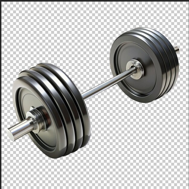 Barbell for fitness training in the gym Sports background