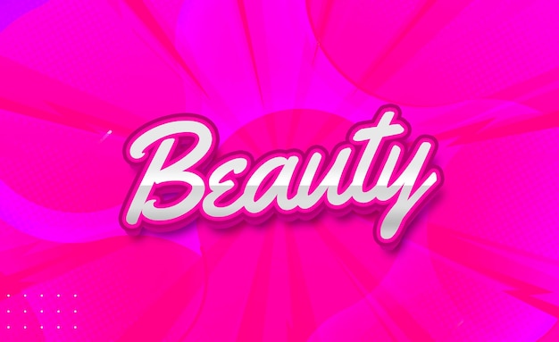 PSD barbie text effect pink style