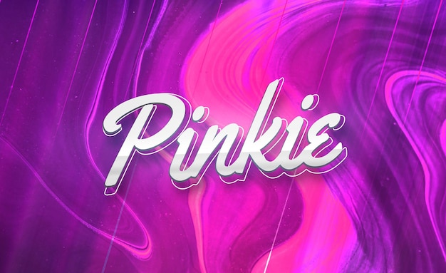 Barbie text effect pink style