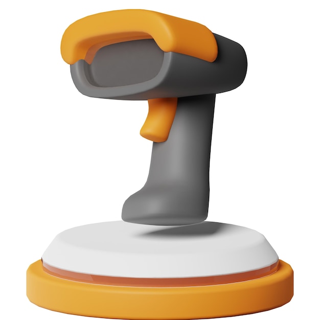 Barcode Scanner Shopping Commerce 3D Icon