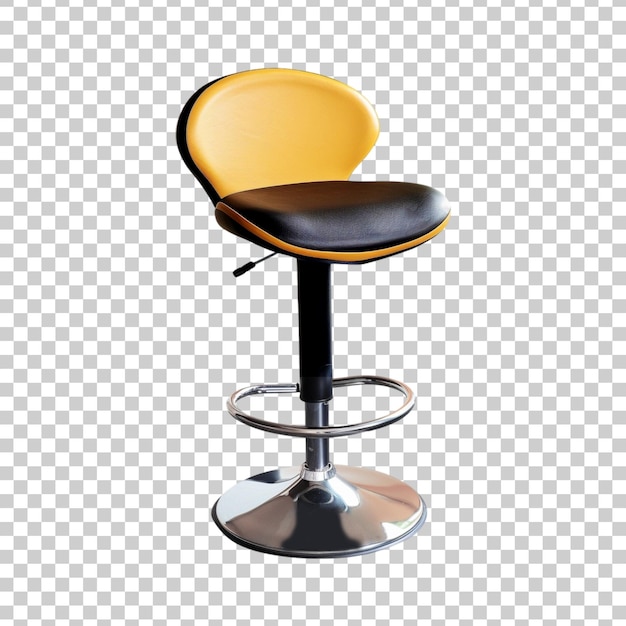 Barstool chair isolated on transparent background