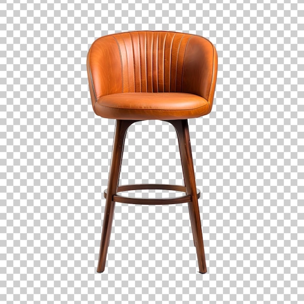 Barstool chair isolated on transparent background