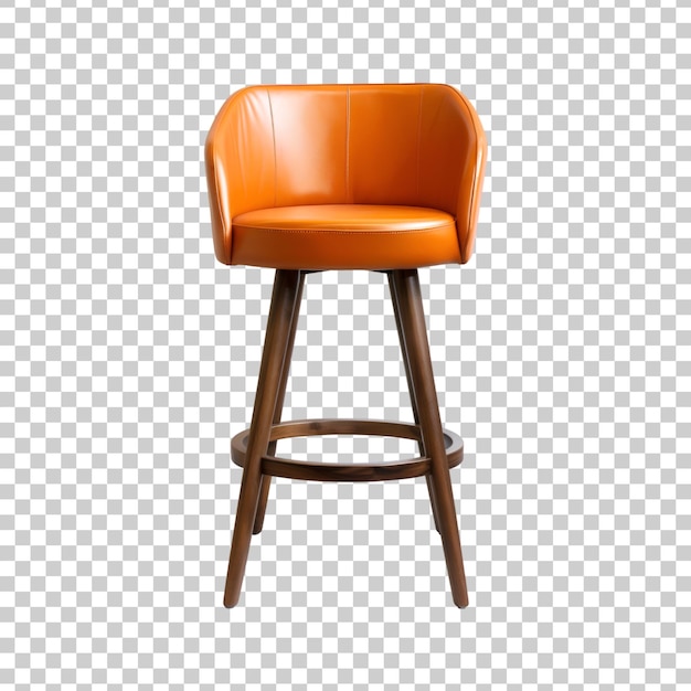 Barstool chair isolated on transparent background