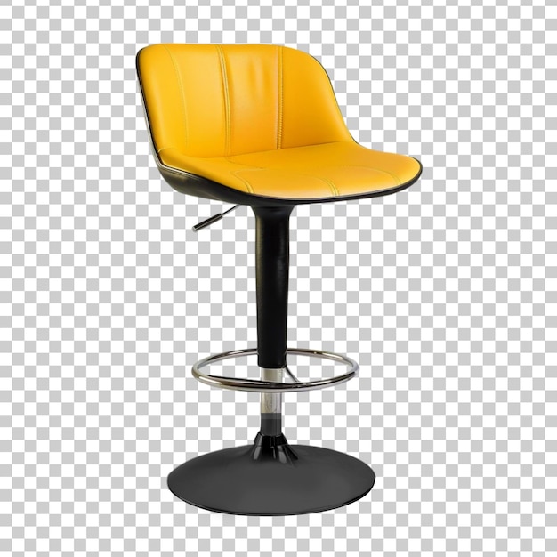 Barstool chair isolated on transparent background