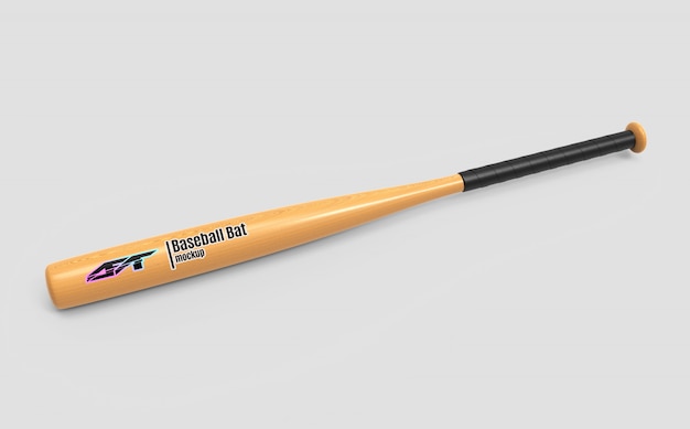 Baseball bat mockup