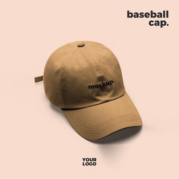 BASEBALL CAP REALISTIC MOCKUP TEMPLATE