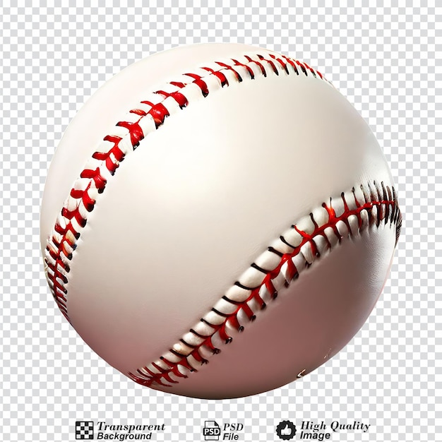 a baseball isolated on transparent background