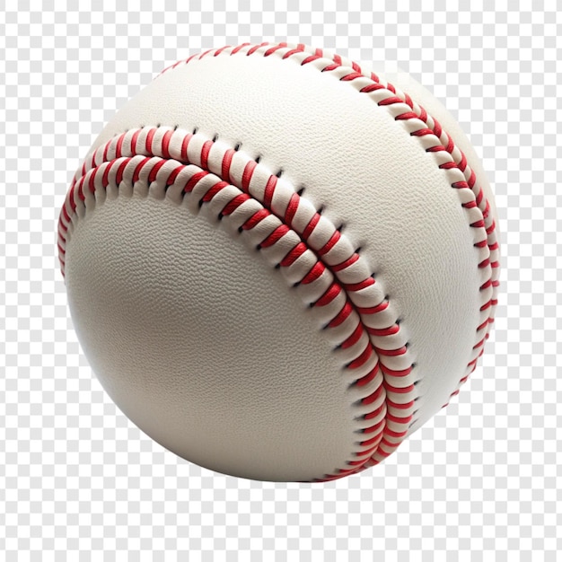 PSD baseball isolated on transparent background