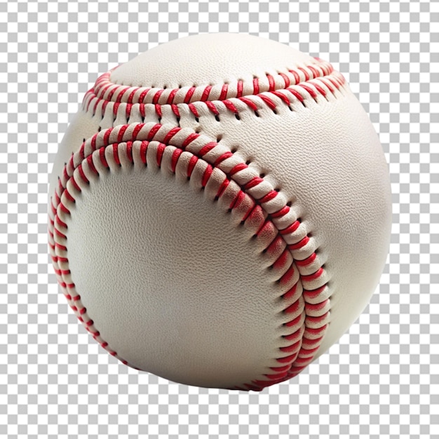 Baseball isolated on white Iconic sphere for baseball enthusiasts