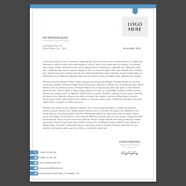 Basic Letterhead Template