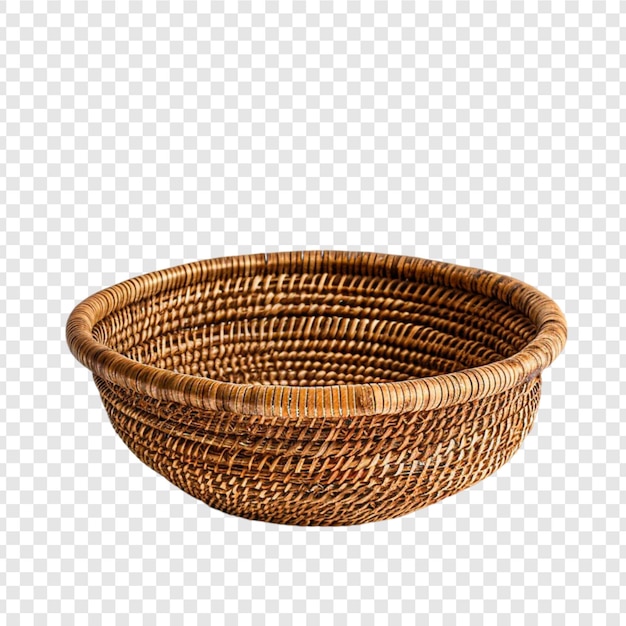 PSD basket isolated on transparent background