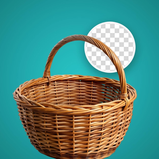 Basket isolated on transparent background