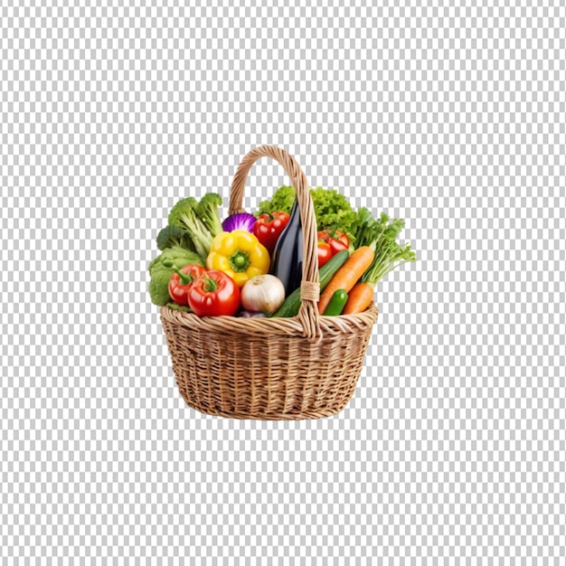 a basket of vegetables with a basket of vegetables and a basket of vegetables