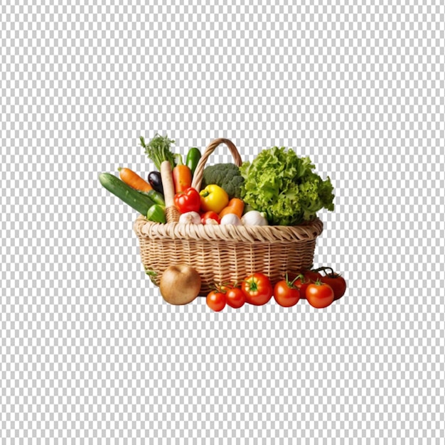 a basket of vegetables with a basket of vegetables and a basket of vegetables