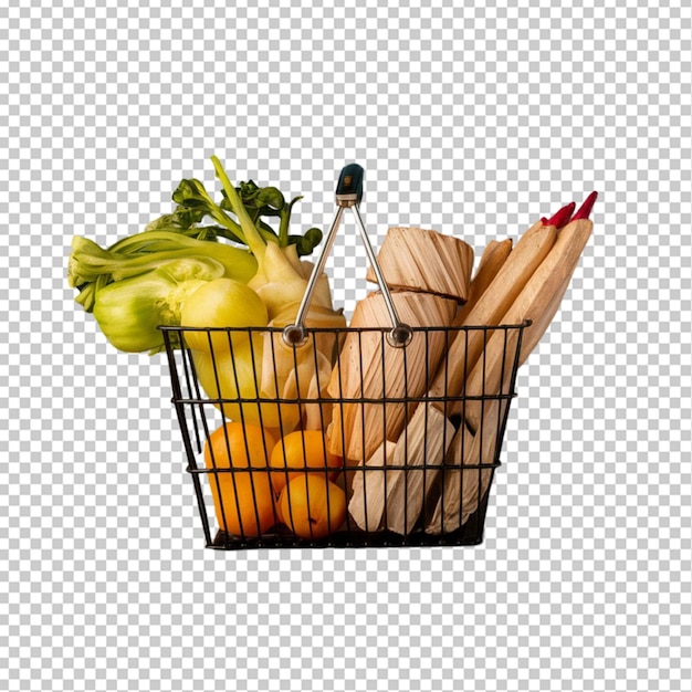 PSD a basket of vegetables with a red nail polish on the bottom