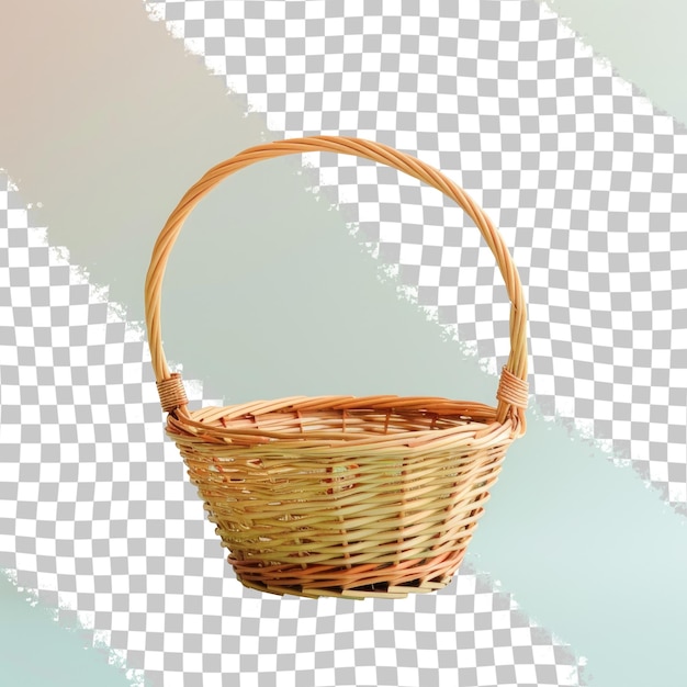 a basket with a basket on the front and the word  w  on the front