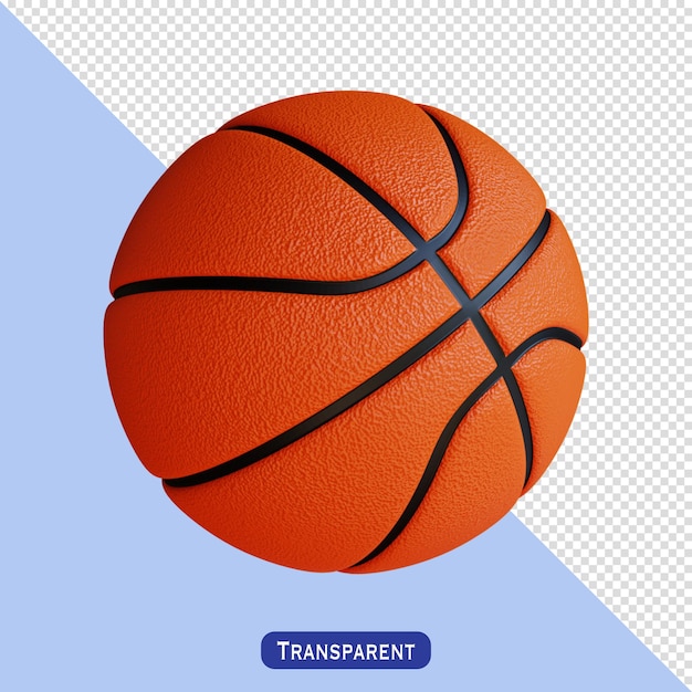 basketball in 3 d style